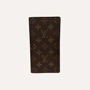 Unisex - Louis Vuitton Logo Monogram Brazza Long Wallet